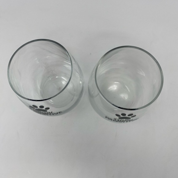 Think Pawsitive Stemless Wine Glasses - Picture 5 of 6